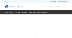 Desktop Screenshot of freshwaterosteopathy.com.au